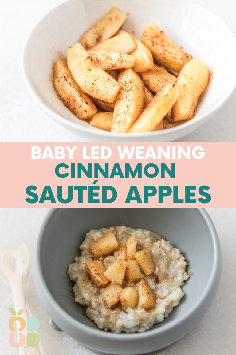 Cinnamon Sautéd Apples for Babies Baby Led Bliss