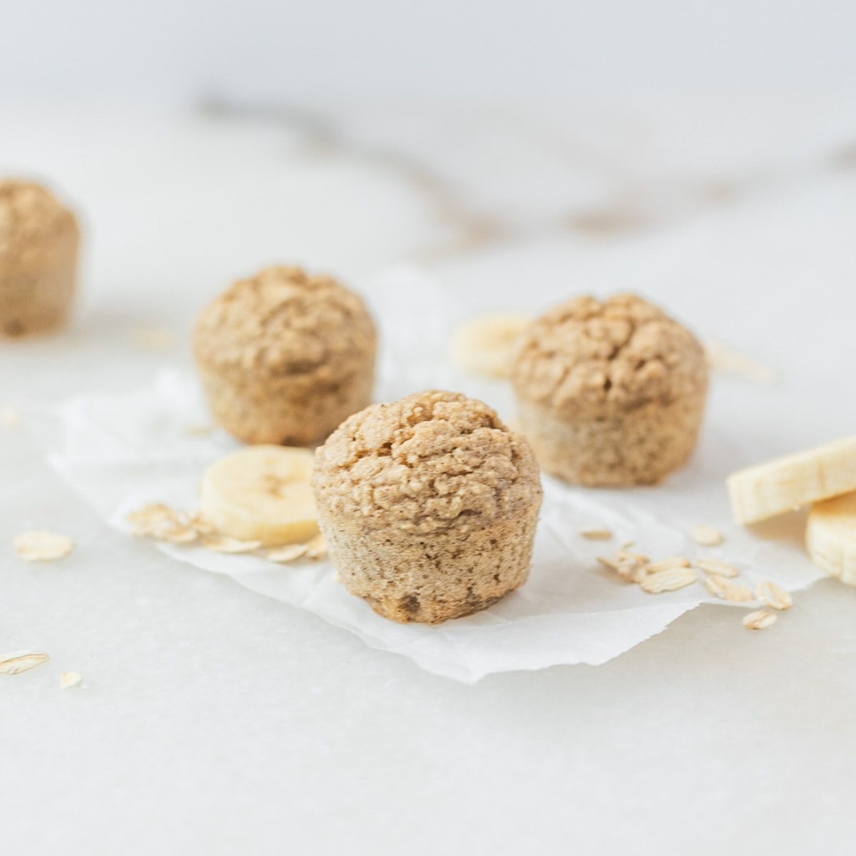 Baby Led Weaning Banana Oat Muffins (No Added Sugar) Baby Led Bliss