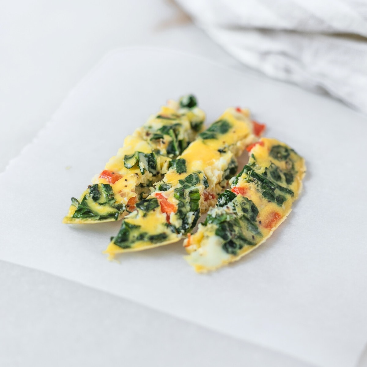 Red Pepper Kale Frittata (Baby Led Weaning Friendly) Baby Led Bliss