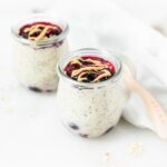 two jars of baby pbj overnight oats.